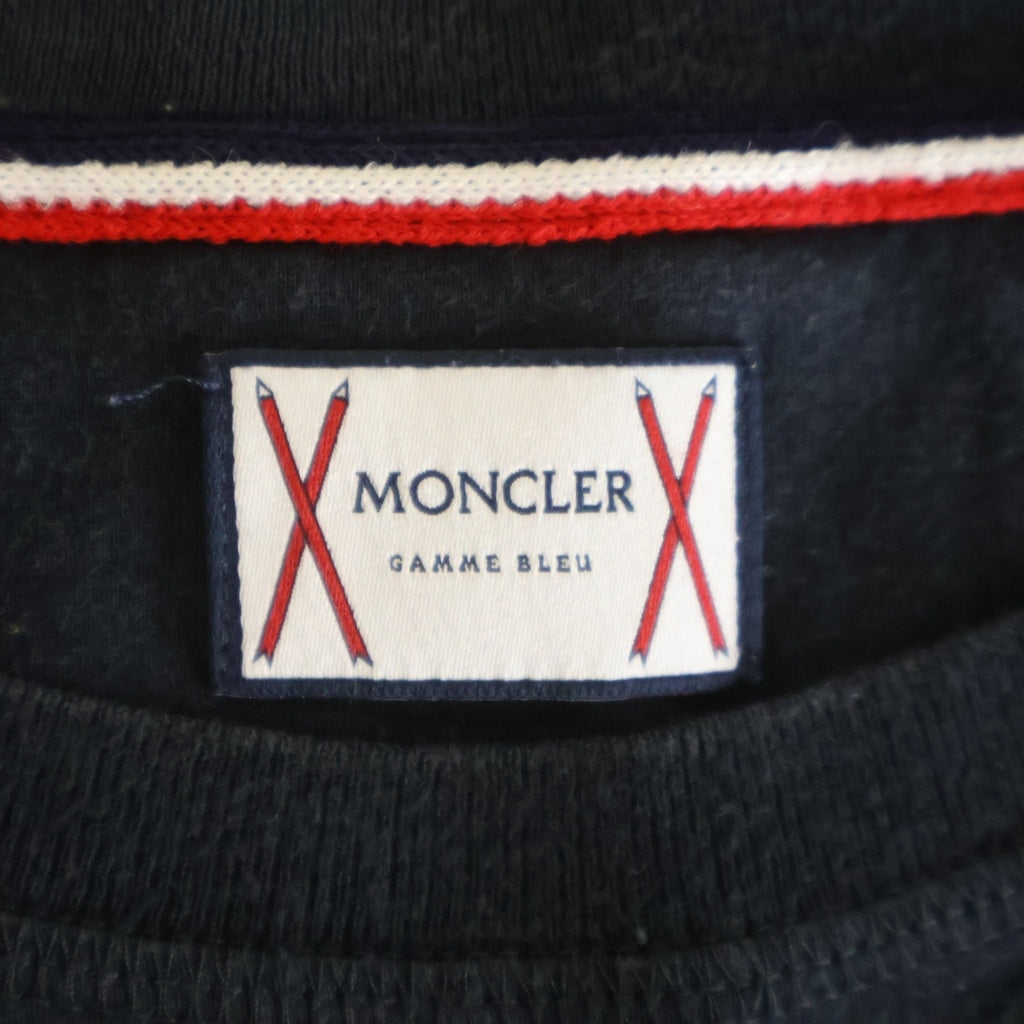 MONCLER(モンクレール) MAGLIA T-Shirt パッチワーク 半袖Tシャツ カットソー ネイビー C13918007050