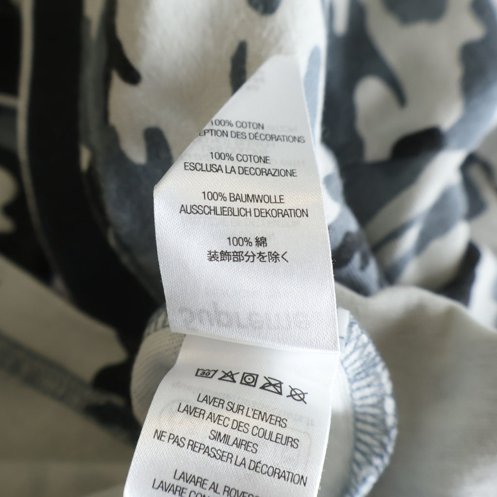 SUPREME(シュプリーム) 25AW Crane S/S Top カモ総柄 クレーン フロントロゴ刺繍 半袖Tシャツ カットソー グレー