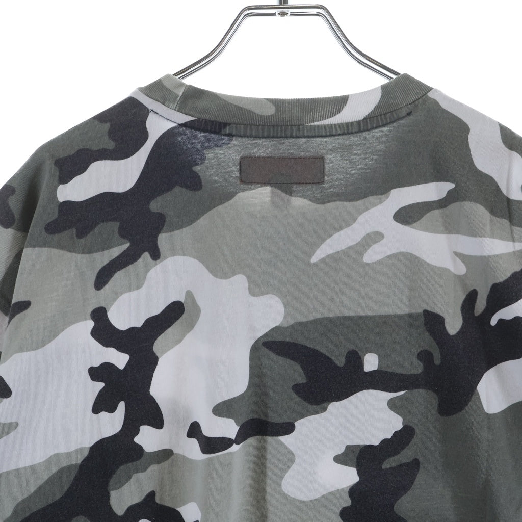 SUPREME(シュプリーム) 25AW Washed S/S Top カモ総柄 ウォッシュド 半袖Tシャツ カットソー グレー