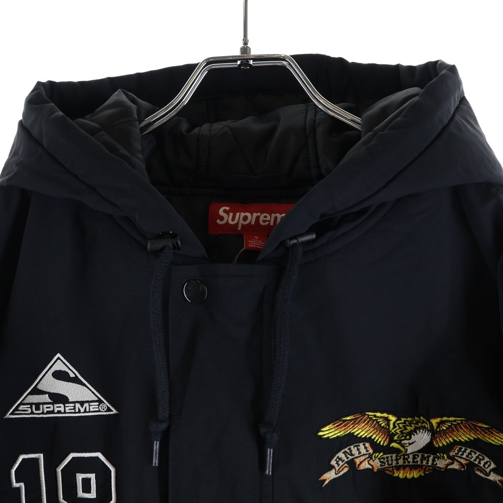 SUPREME(シュプリーム) 25AW ×ANTI HERO Stadium Jacket アンタイヒーロー スタジアムジャケット ブルゾン ブラック