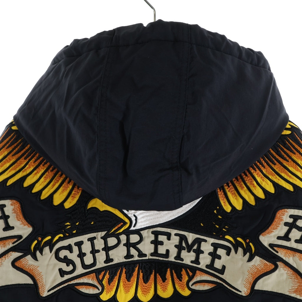 SUPREME(シュプリーム) 25AW ×ANTI HERO Stadium Jacket アンタイヒーロー スタジアムジャケット ブルゾン ブラック