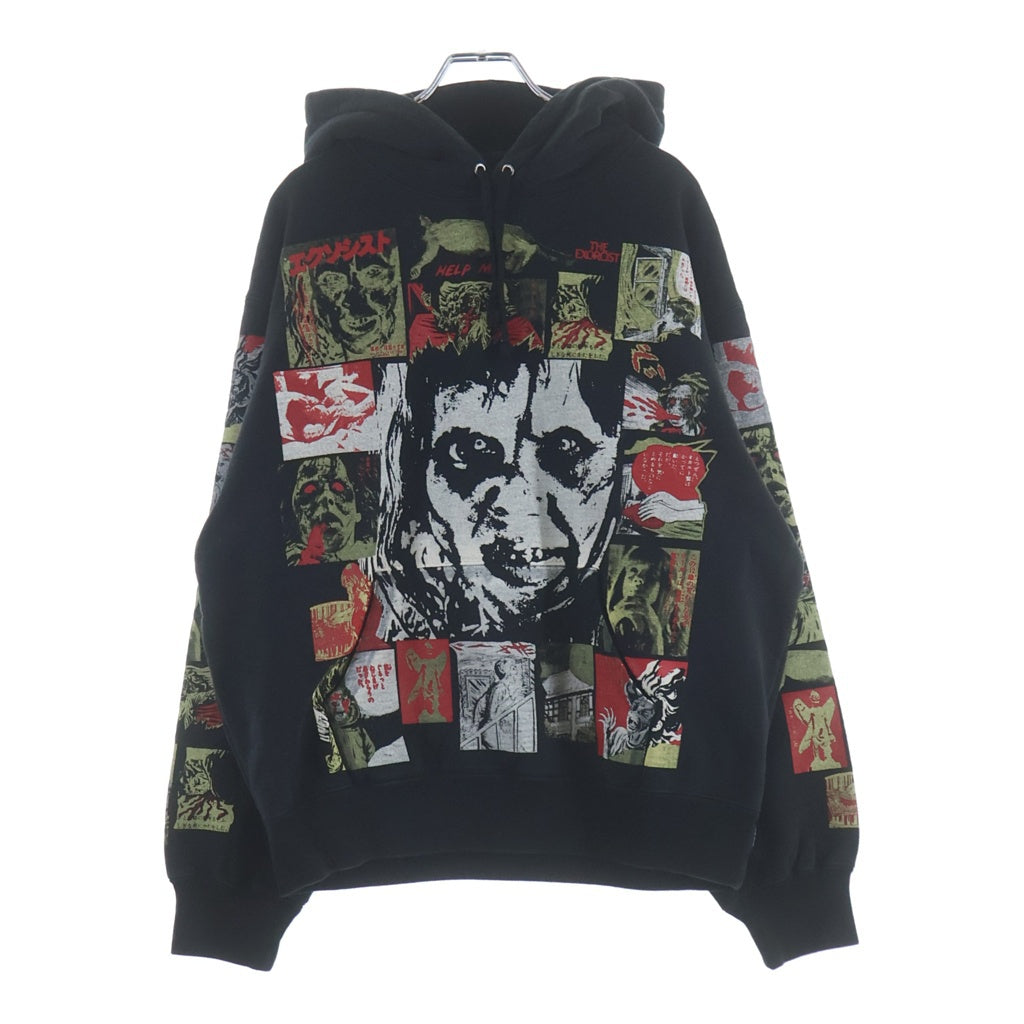 SUPREME(シュプリーム) 25AW The Exorcist Hooded Sweatshirt エクソシスト フロントプリント プルオーバーパーカー フーディー ブラック