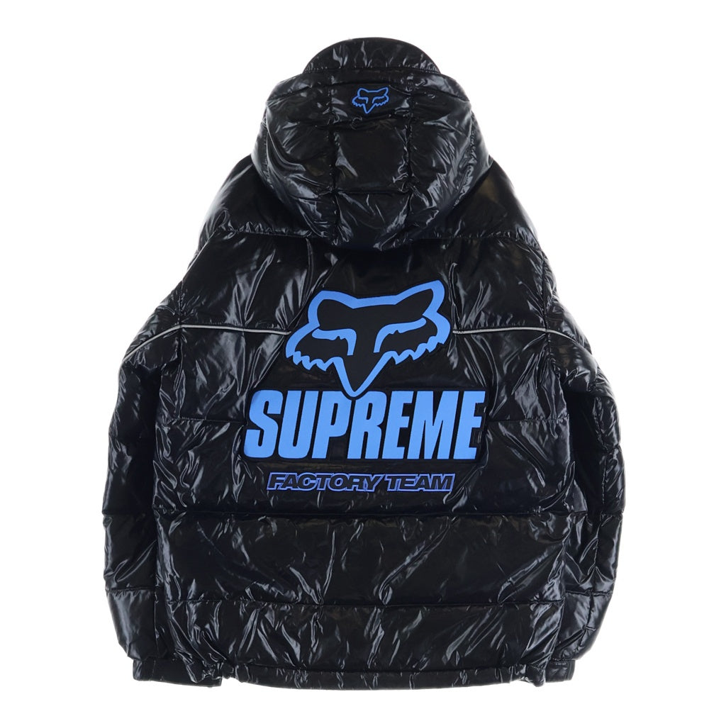 SUPREME(シュプリーム) 25AW ×Fox Racing Shiny Down Puffer Jacket フォックスレーシング シャイニーダウンパファージャケット ブラック