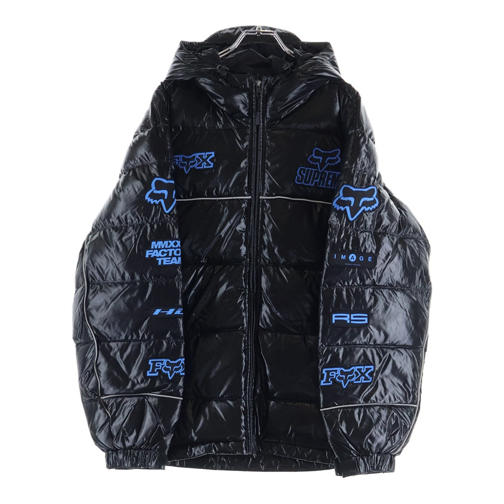 SUPREME(シュプリーム) 25AW ×Fox Racing Shiny Down Puffer Jacket フォックスレーシング シャイニーダウンパファージャケット ブラック