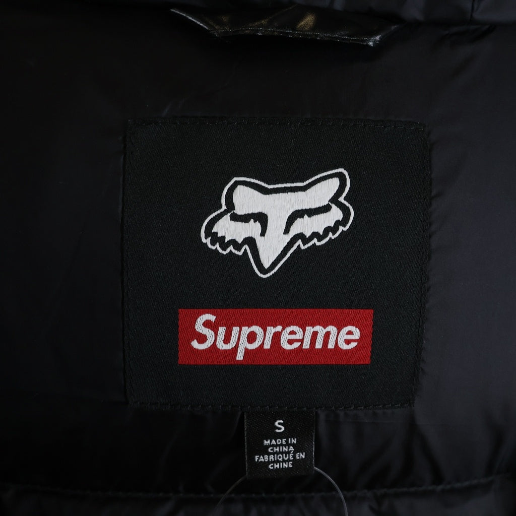 SUPREME(シュプリーム) 25AW ×Fox Racing Shiny Down Puffer Jacket フォックスレーシング シャイニーダウンパファージャケット ブラック