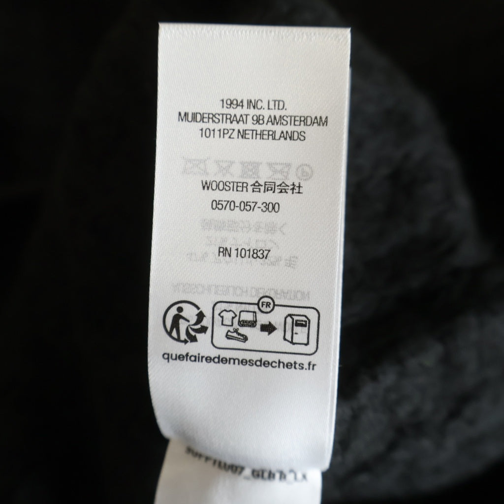 SUPREME(シュプリーム) 25AW Washed Small Box Logo Waffle Sweater ウォッシュドスモールボックスロゴ ワッフルセーター ブラック