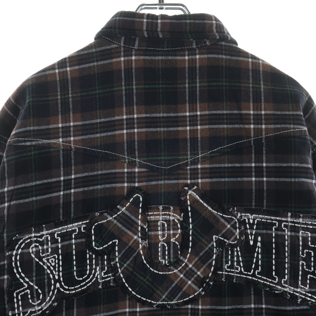 SUPREME(シュプリーム) 25AW ×True Religion Quilted Lined Plaid Flannel Shirt トゥルーレリジョン キルテッド ラインド プレイド フランネルシャツ チェック総柄 長袖シャツ