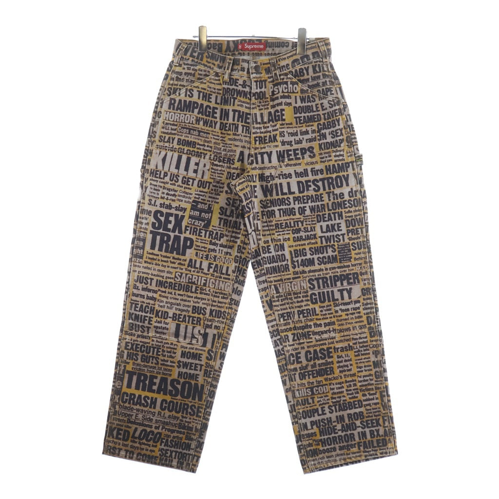 SUPREME(シュプリーム) 25AW Dash Snow Double Knee Painter Pant ダッシュスノー ダブルニーペインターパンツ マルチ