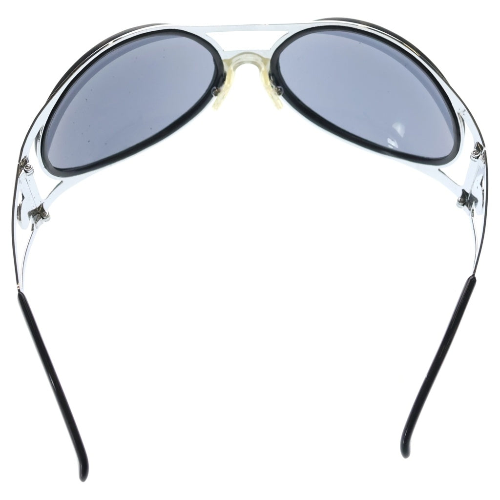 NO BRAND(ノーブランド) GLOBAL EYEWARE(グローバルアイウェア) BT003 メタルフレーム サングラス 眼鏡 アイウェア シルバー/ブラック