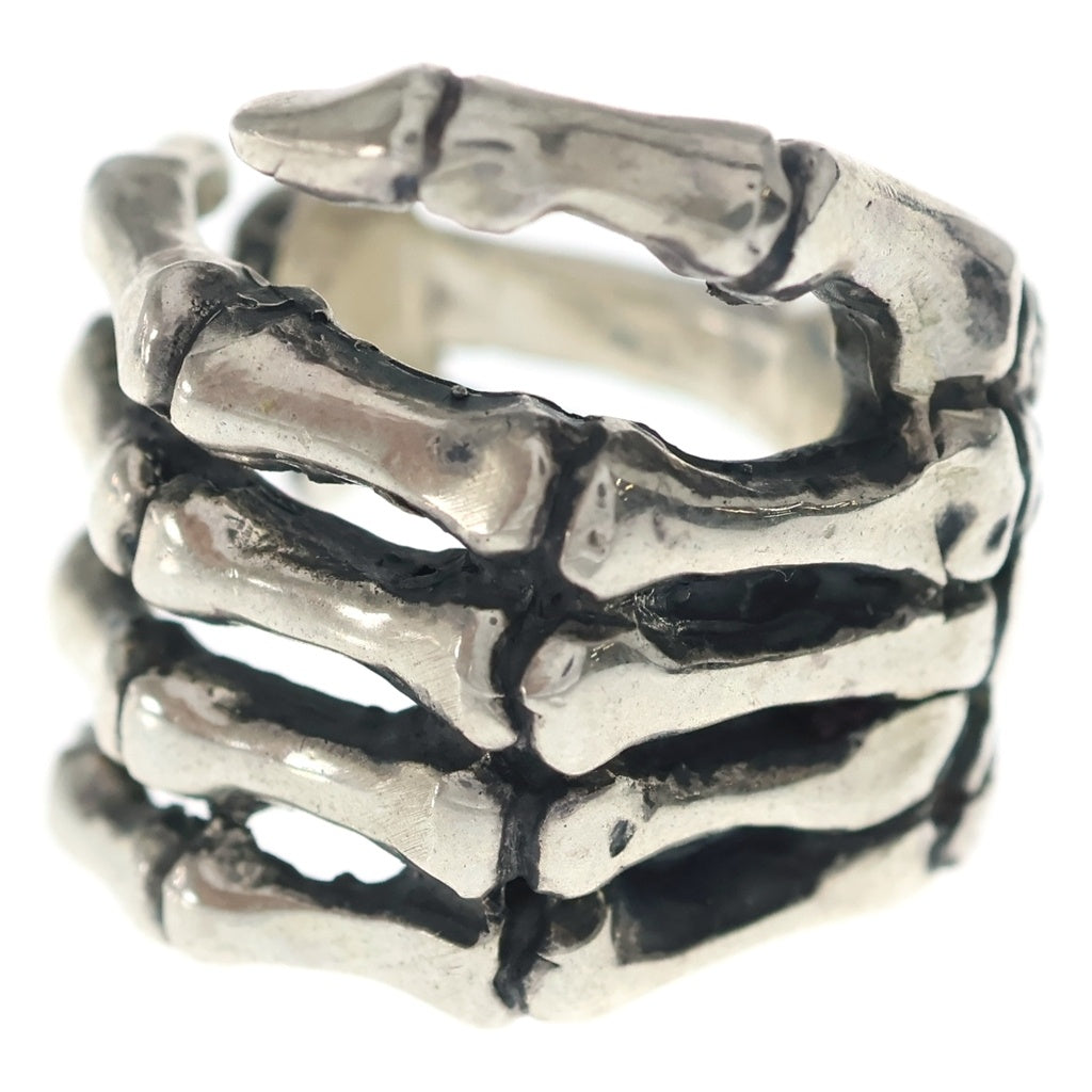 CRAZY PIG(クレイジーピッグ) BONE HAND RING ボーンハンドリング シルバー