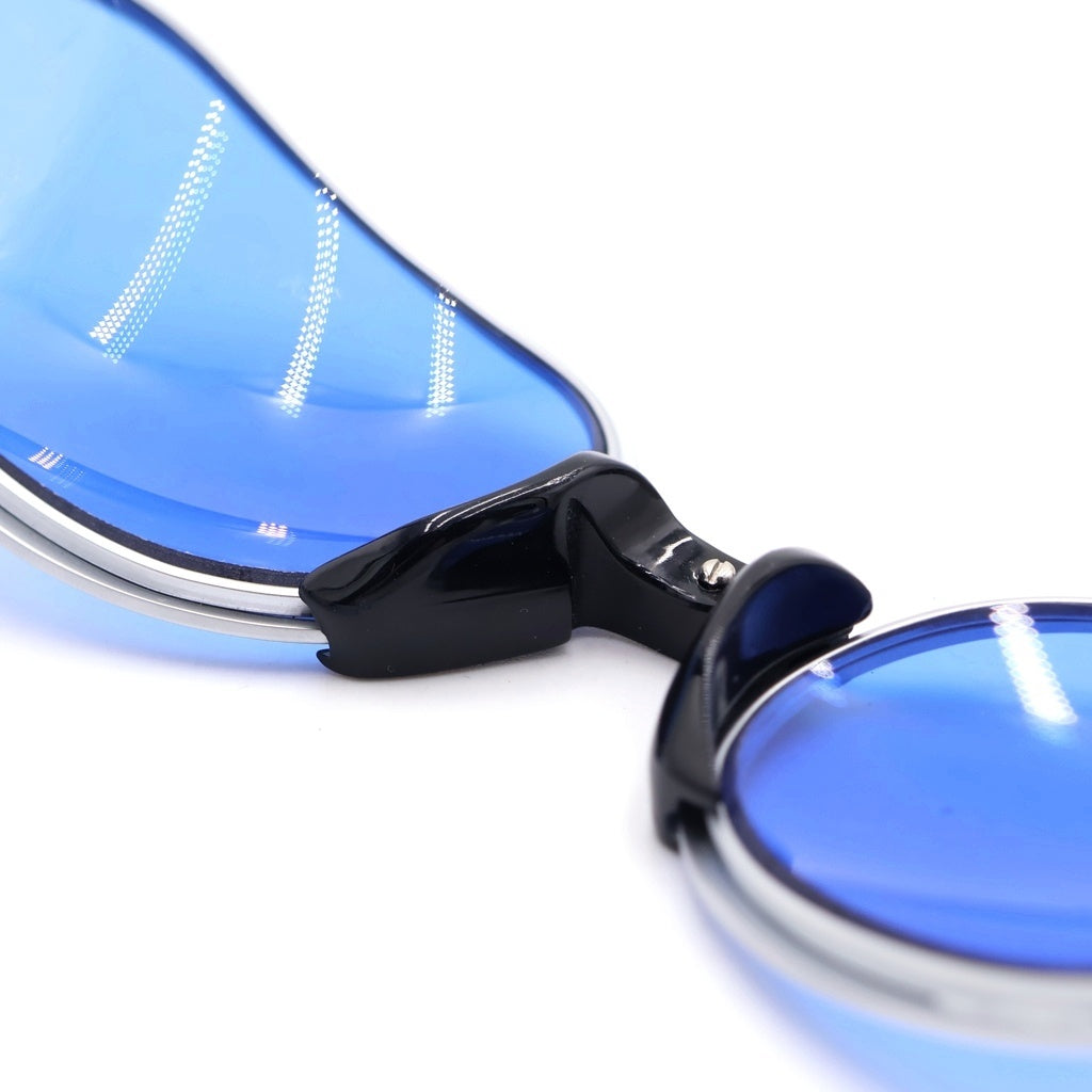 NO BRAND(ノーブランド) GLOBAL EYEWARE(グローバルアイウェア) 5430 メタルフレーム サングラス 眼鏡 アイウェア シルバー/ブルー