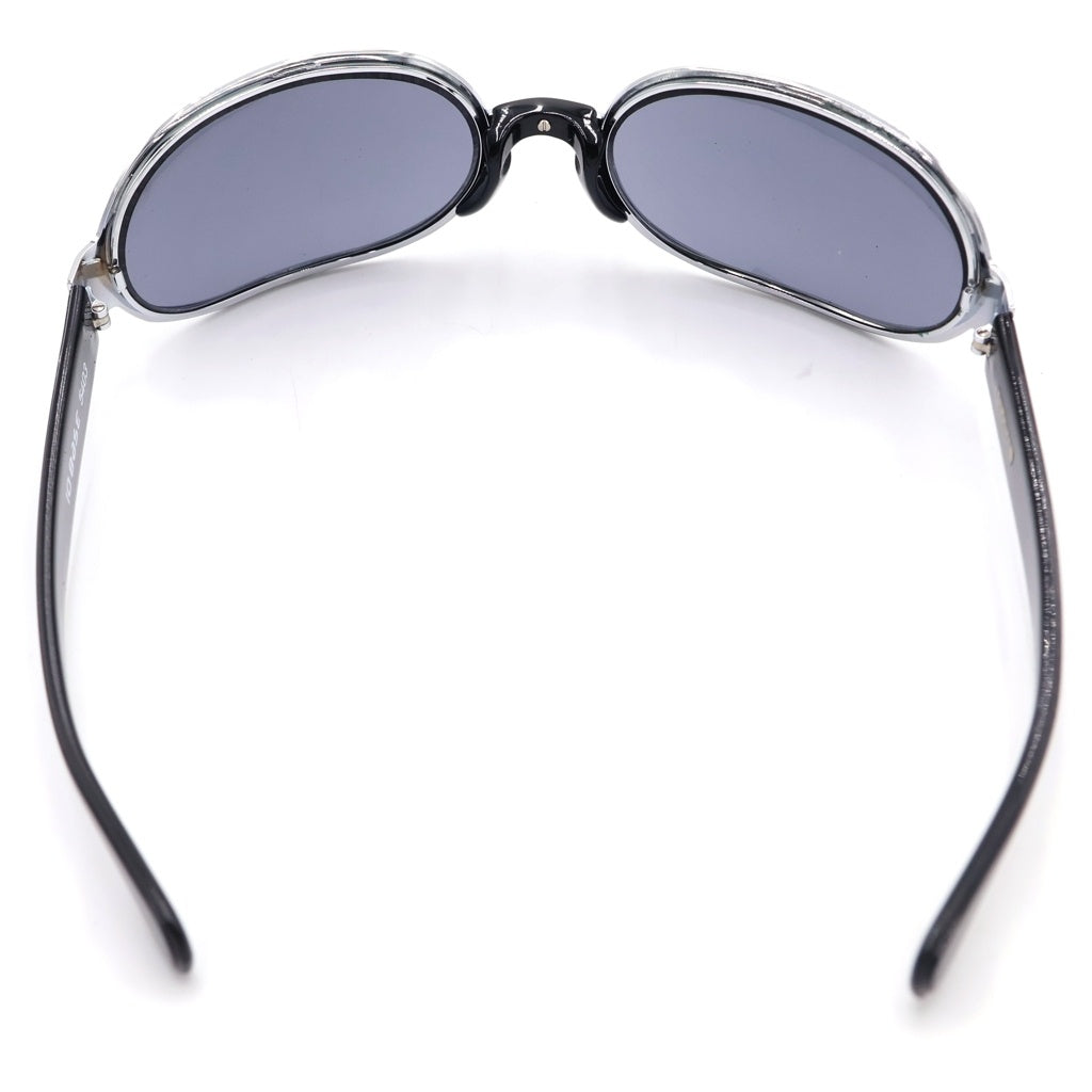 NO BRAND(ノーブランド) GLOBAL EYEWARE(グローバルアイウェア) 5430 メタルフレーム サングラス 眼鏡 アイウェア シルバー/ブラック