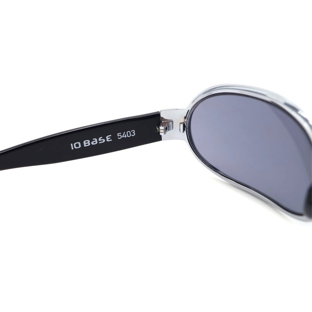 NO BRAND(ノーブランド) GLOBAL EYEWARE(グローバルアイウェア) 5430 メタルフレーム サングラス 眼鏡 アイウェア シルバー/ブラック
