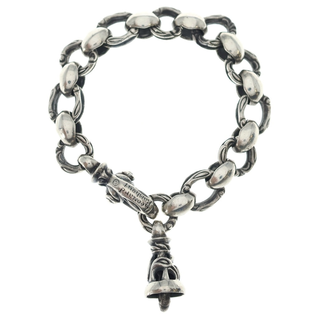 LEONARD KAMHOUT レナードカムホート MATING FRIGHT BRACELET SYGNET 1DOVE BELL メイティングフライト シグネット リンク 1ドーブベル ブレスレット シルバー LEONARD KAMHOUT(レナードカムホート) MATING FRIGHT BRACELET SYGNET