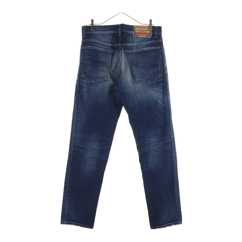 DIESEL(ディーゼル) 23AW D-Finitive Jeans ウォッシュド加工 ボタンフライ デニムパンツ インディゴ レディース