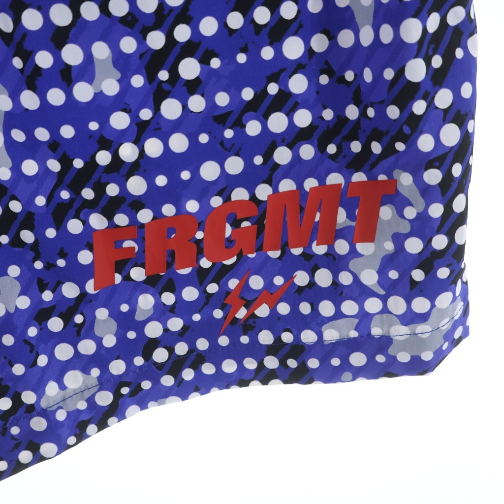 F.C.R.B./F.C.Real Bristol/FCRB(エフシーアールビー/エフシーレアルブリストル) ×FRAGMENT CAMOUFLAGE NYLON SHORTS フラグメント カモフラナイロンショーツ ブルー FCRB-260170