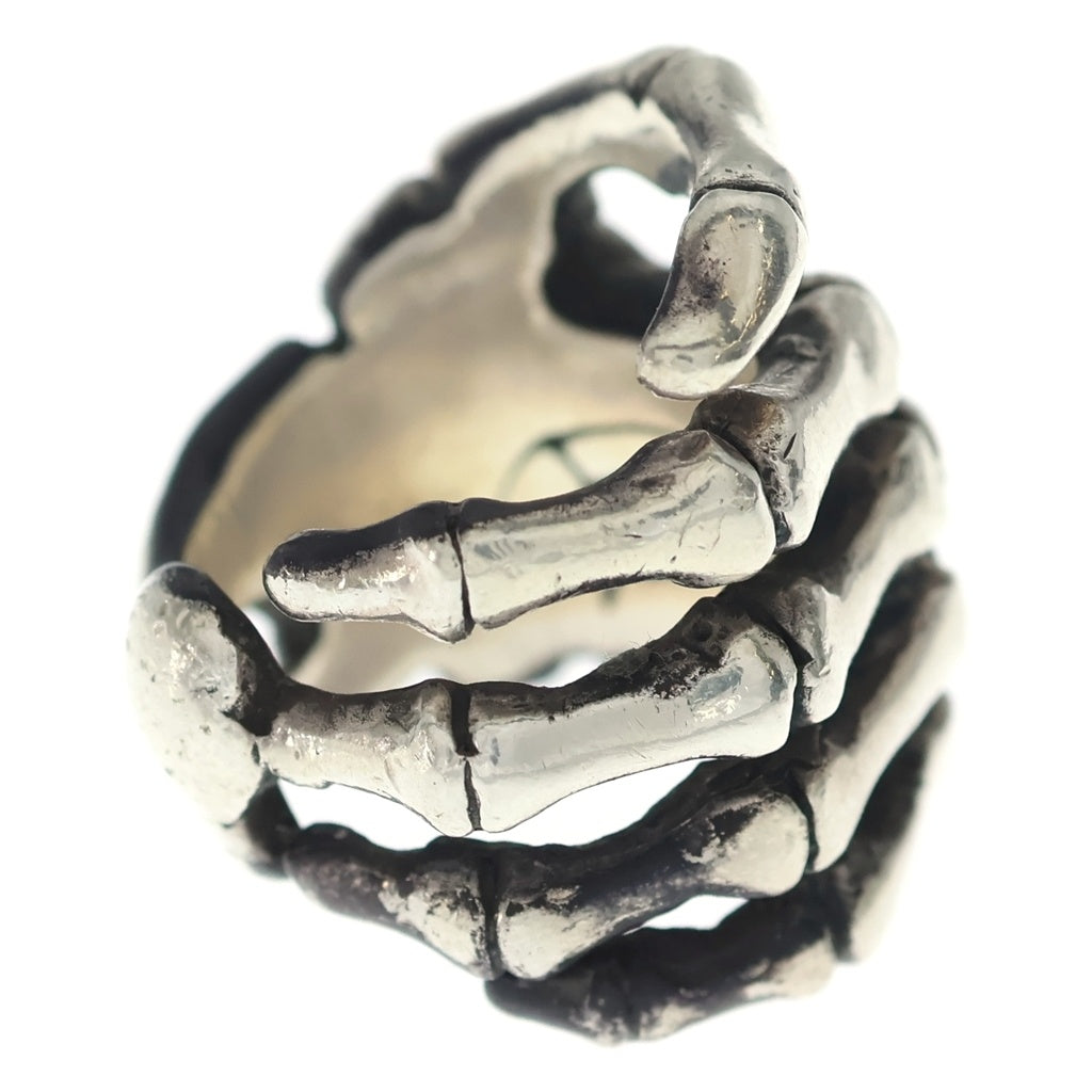 CRAZY PIG(クレイジーピッグ) BONE HAND RING ボーンハンド リング シルバー