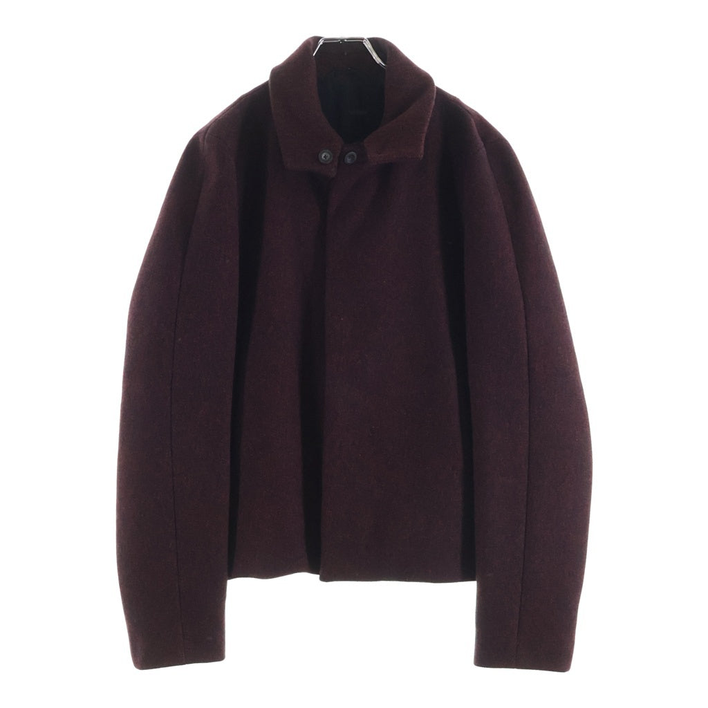 JIL SANDER(ジルサンダー) 比翼ボタン ショートウールコート レッド 420401 M20090082