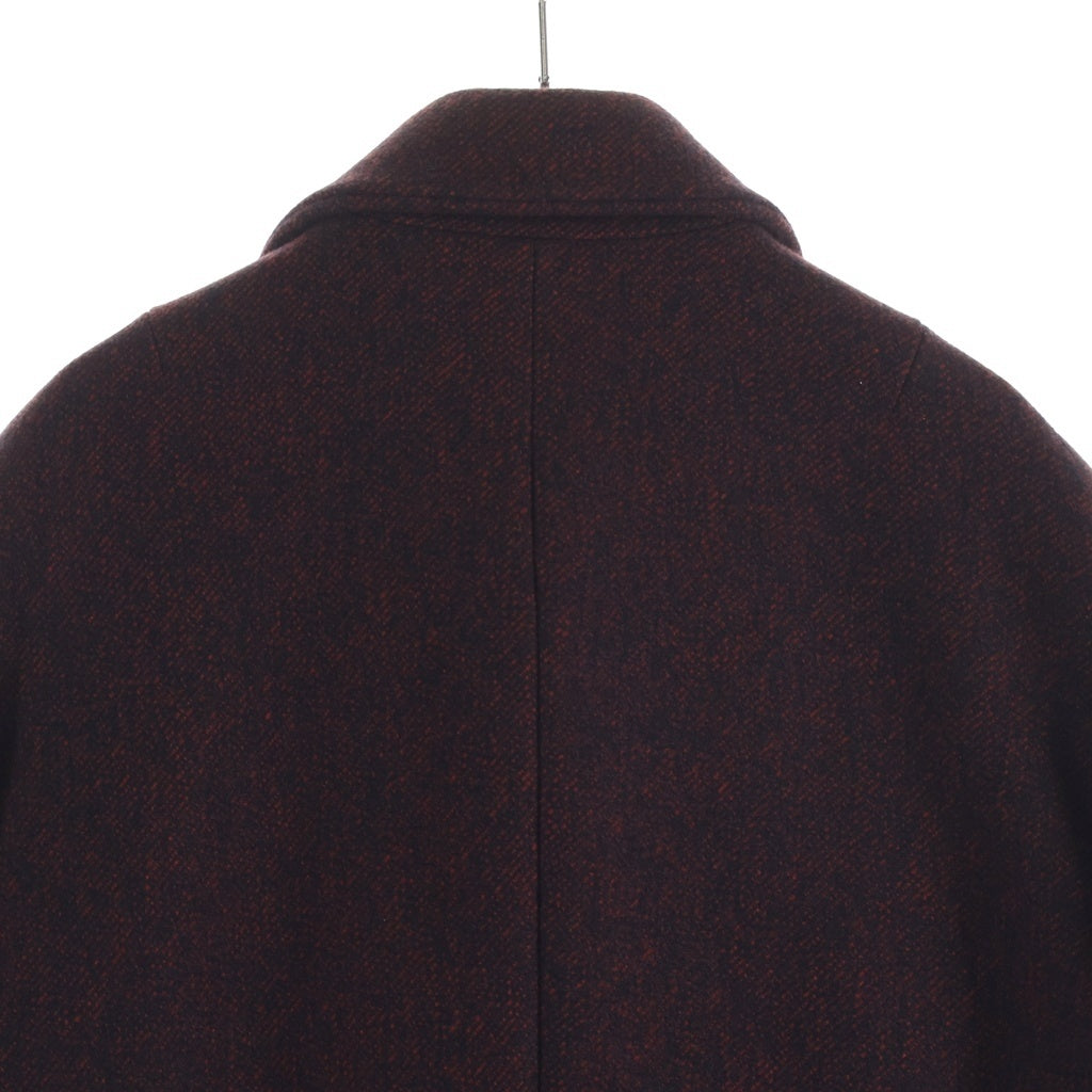 JIL SANDER(ジルサンダー) 比翼ボタン ショートウールコート レッド 420401 M20090082