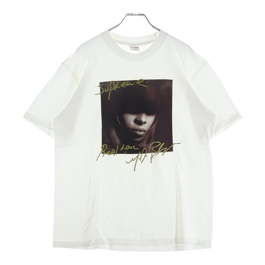 SUPREME(シュプリーム) 19AW Mary J. Blige Tee メアリー・J・ブライジ フォトプリント クルーネック 半袖Tシャツ カットソー ホワイト