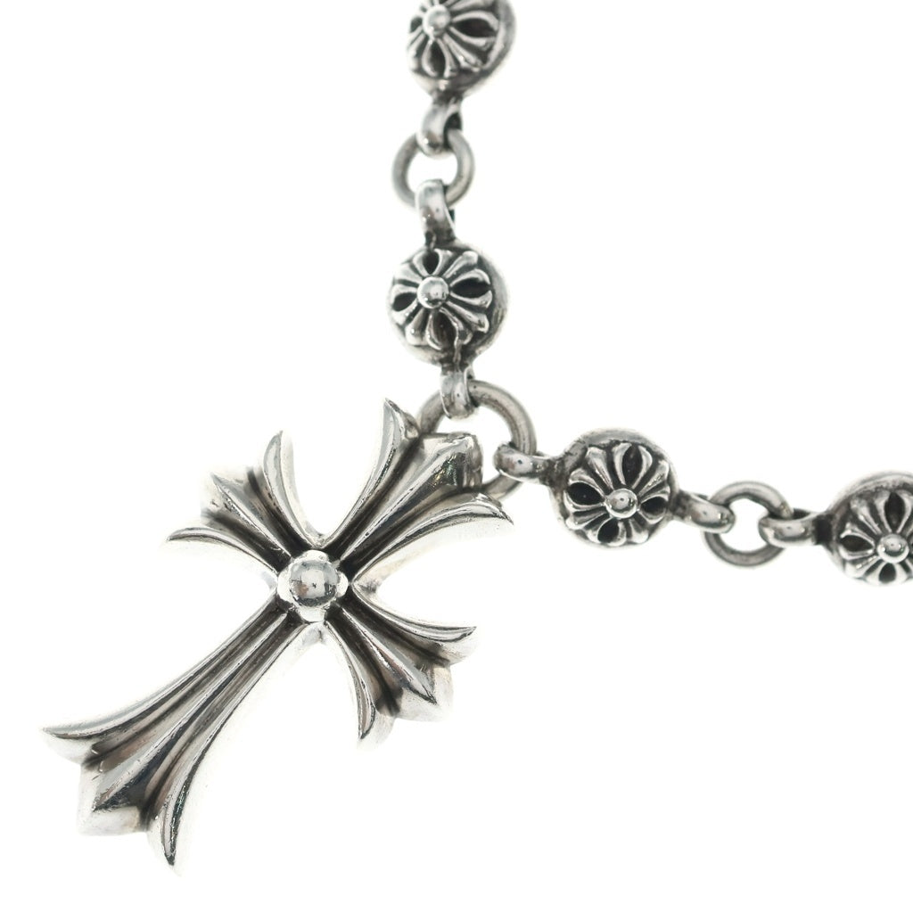 CHROME HEARTS(クロムハーツ) #1 CRSBL CHN SML CH CRS クロスボールチェーン スモールCHクロス ネックレス シルバー BCA193