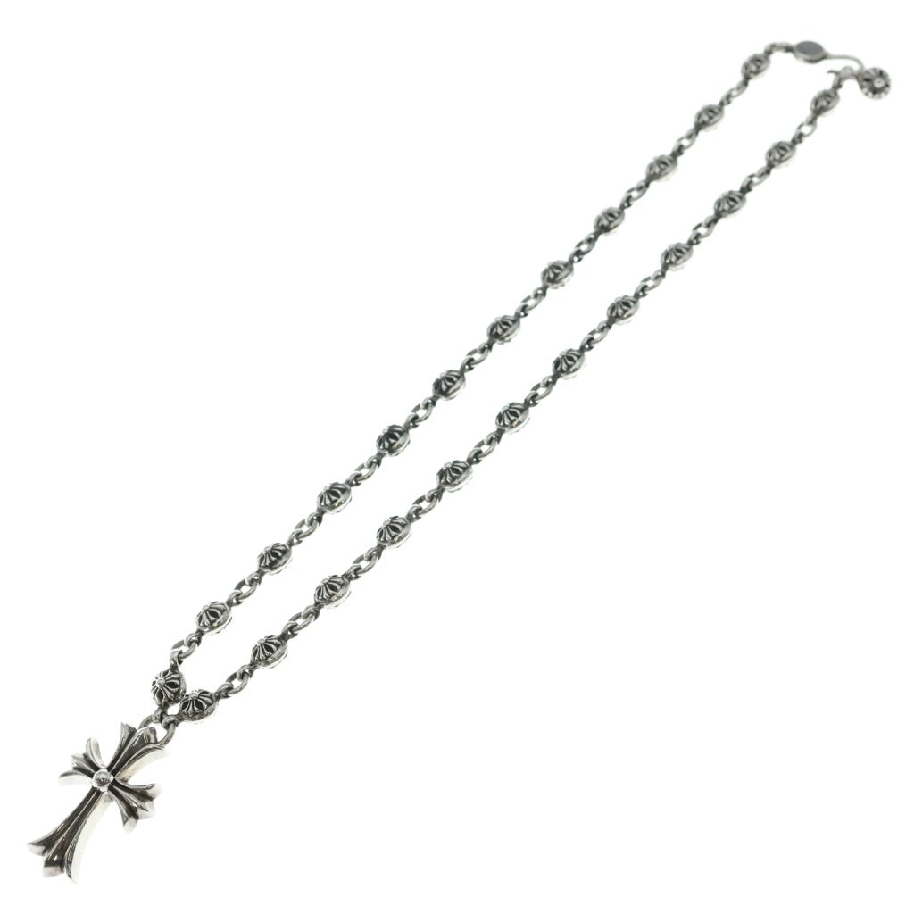 CHROME HEARTS(クロムハーツ) #1 CRSBL CHN SML CH CRS クロスボールチェーン スモールCHクロス ネックレス シルバー BCA193
