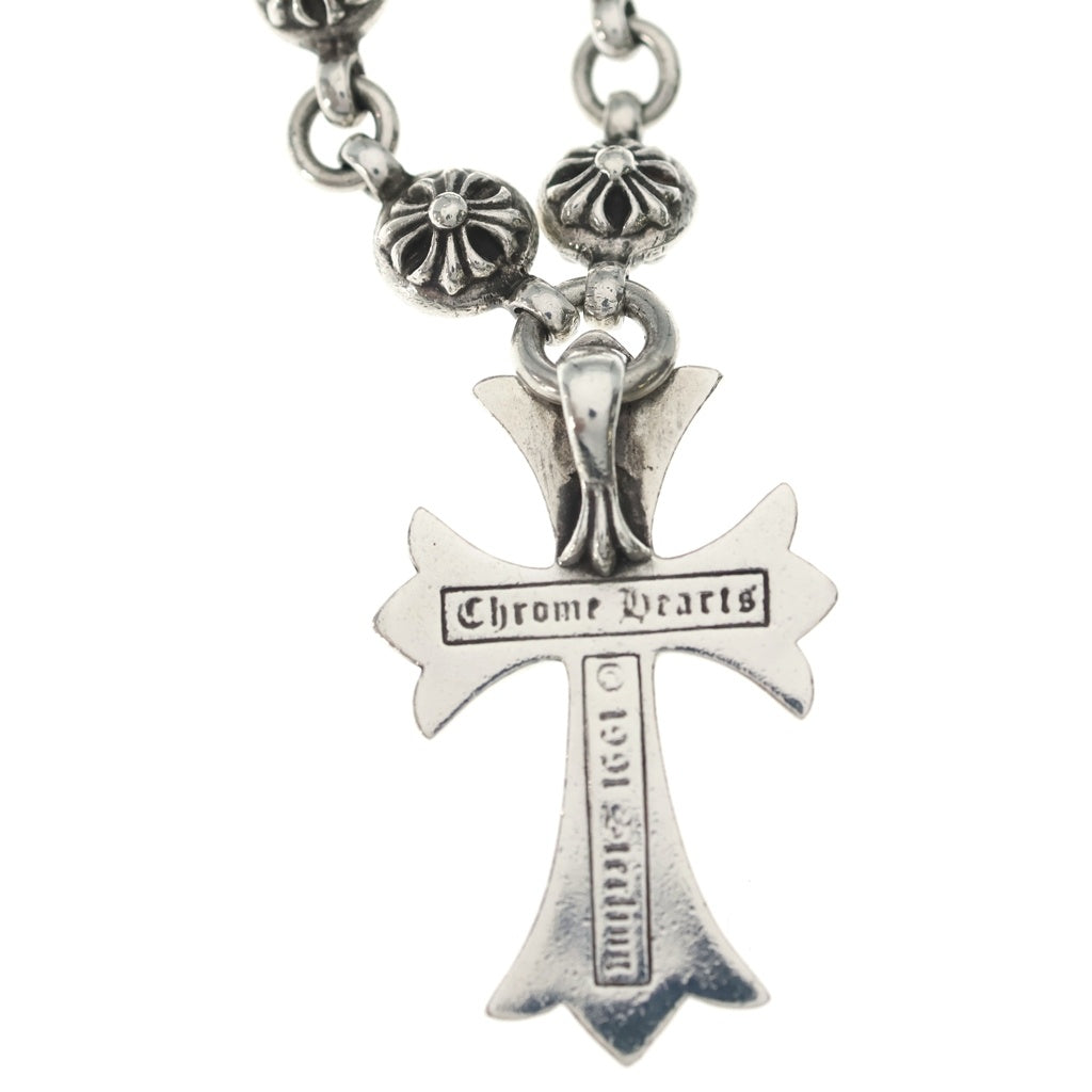 CHROME HEARTS(クロムハーツ) #1 CRSBL CHN SML CH CRS クロスボールチェーン スモールCHクロス ネックレス シルバー BCA193
