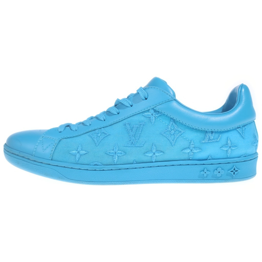 LOUIS VUITTON(ルイヴィトン) LUXEMBOURG LINE SNEAKERS ルクセンブルグ ライン モノグラム レザー ローカットスニーカー ブルー 1A7QYX