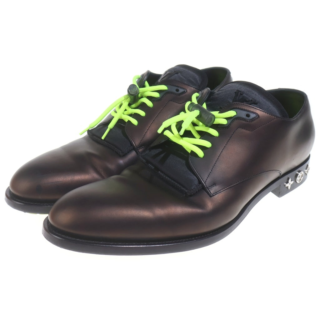 LOUIS VUITTON(ルイヴィトン) LV Formal Line Derby Shoes LVフォーマルラインダービーシューズ モノグラムフラワースタッズ レザー ローカットスニーカー ブラック MT1108