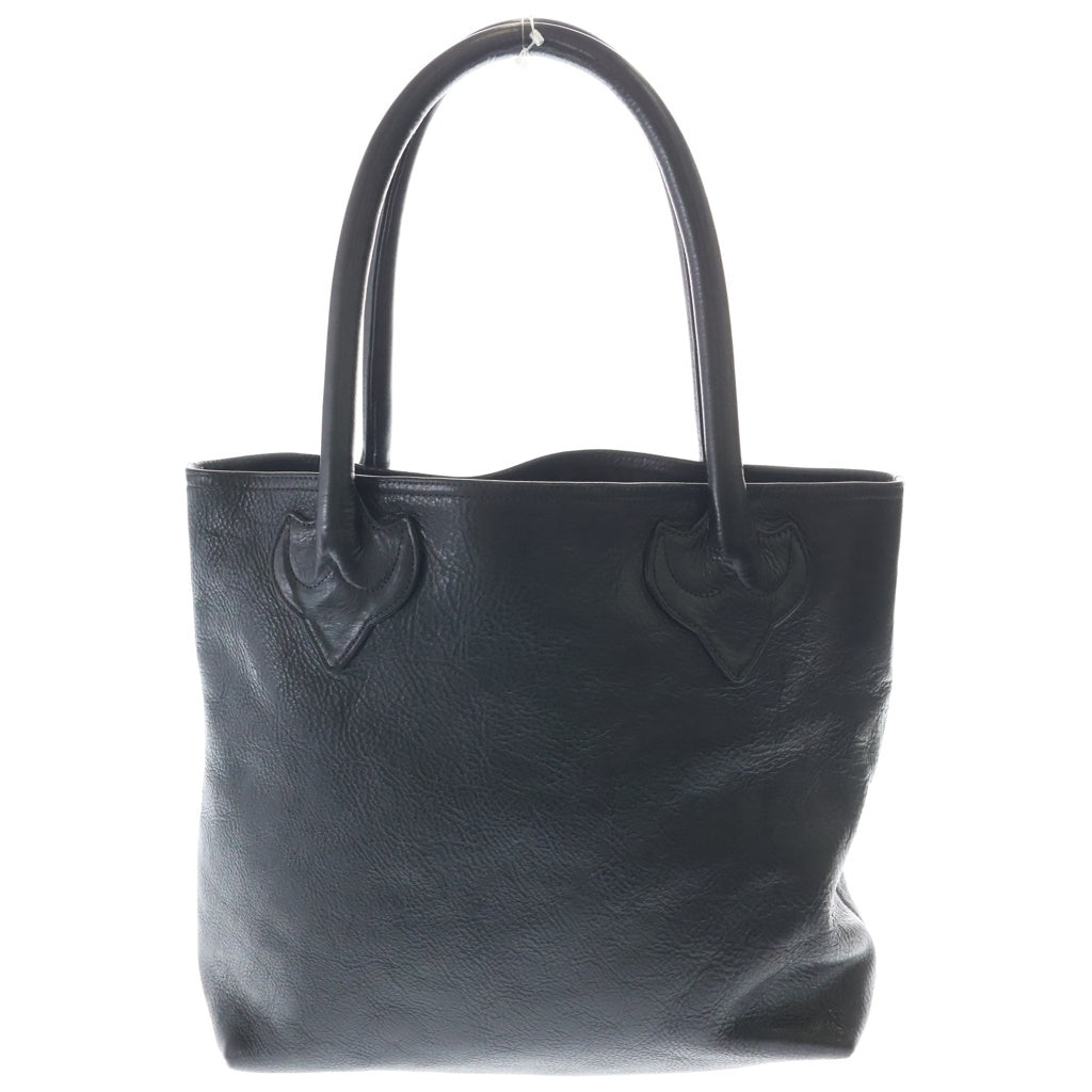 CHROME HEARTS(クロムハーツ) FS TOTE FSトート クロスパッチ付きレザートートバッグ ブラック