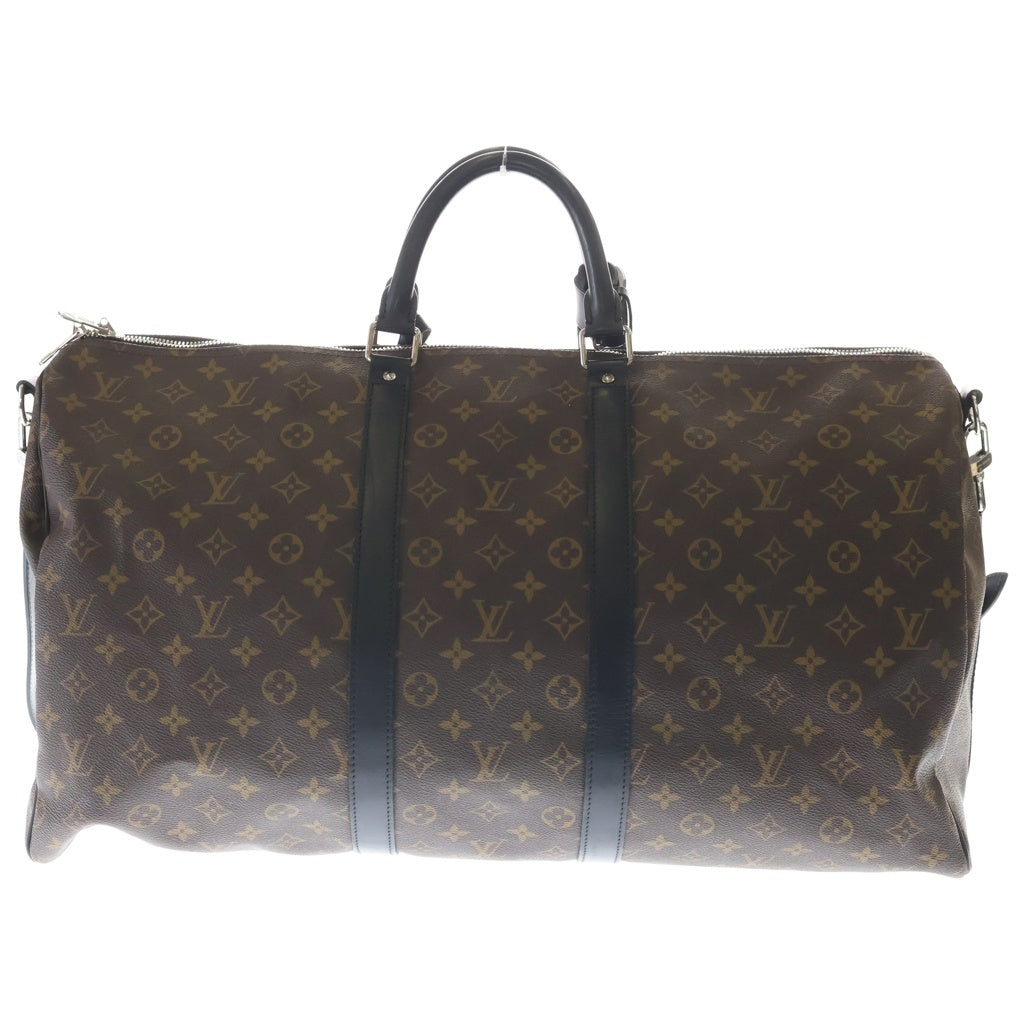 LOUIS VUITTON(ルイヴィトン) モノグラム・マカサー・キーポル・バンドリエール55 ボストンバッグ ブラウン M56714 レディース