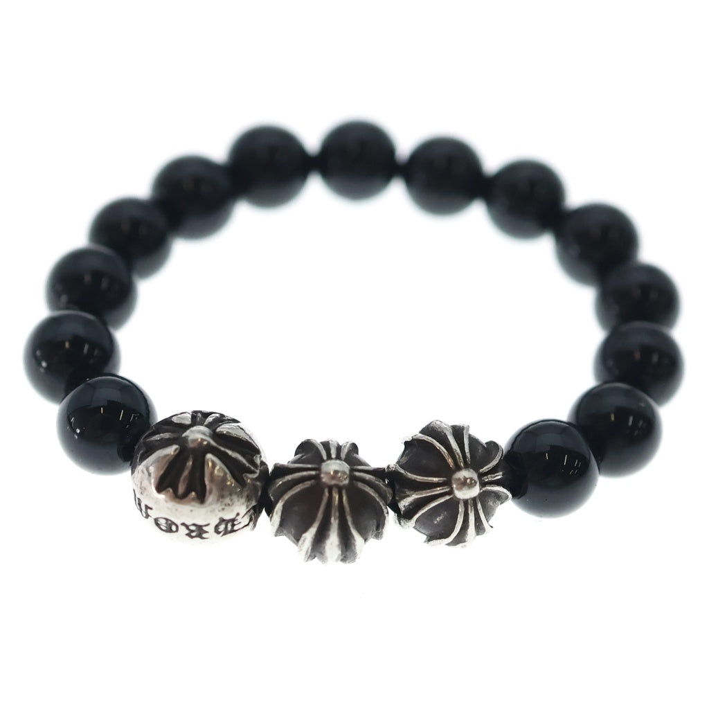 CHROME HEARTS(クロムハーツ) BEAD RING ビーズリング ブラック/シルバー