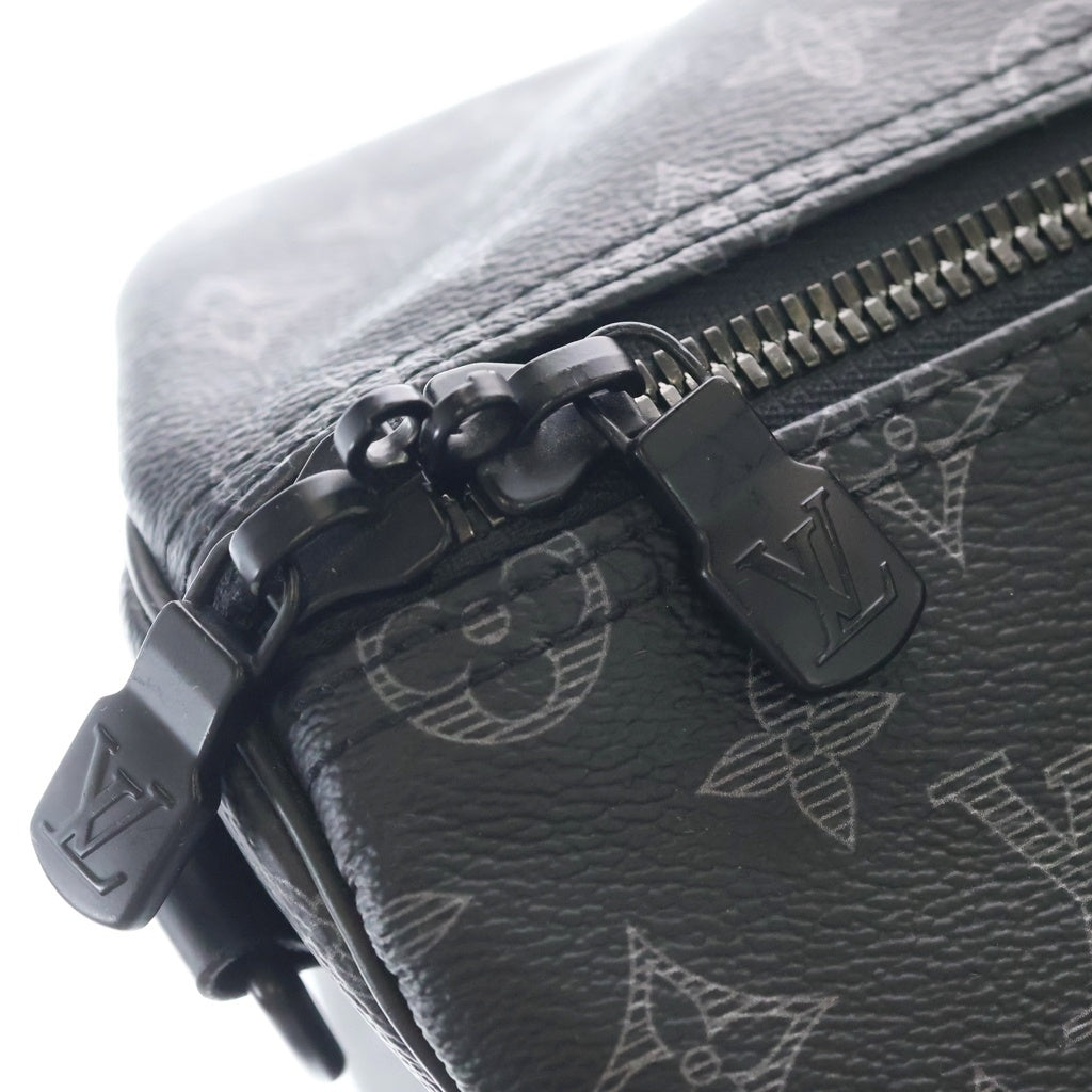 LOUIS VUITTON(ルイヴィトン) モノグラム・エクリプス ヴィヴィエンヌ キーポル・バンドリエール50 ボストンバッグ ブラック M43683 レディース