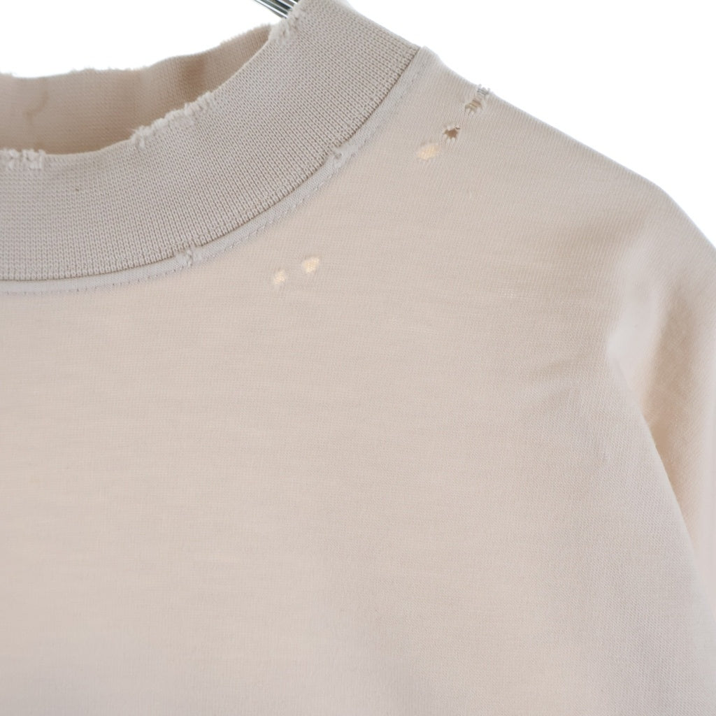 BALENCIAGA(バレンシアガ) 24SS Tape Type Medium Fit Tee 両面テープロゴプリント 半袖Tシャツ カットソー ホワイト 73984 TQVQ8