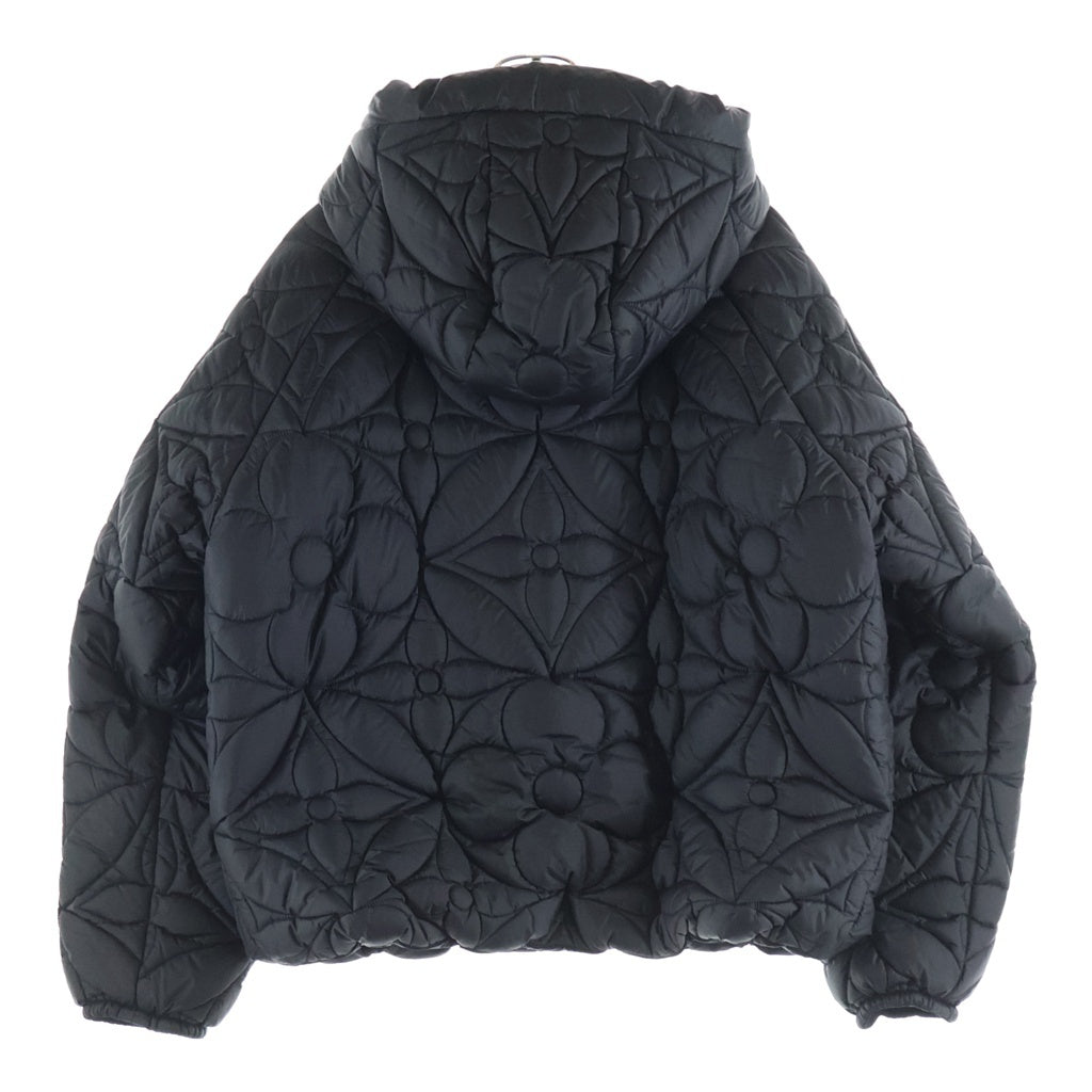 LOUIS VUITTON(ルイヴィトン) 19AW モノグラム リバーシブル フーデッド パファー ナイロン ジャケット ブラック HIB47WRSB A225