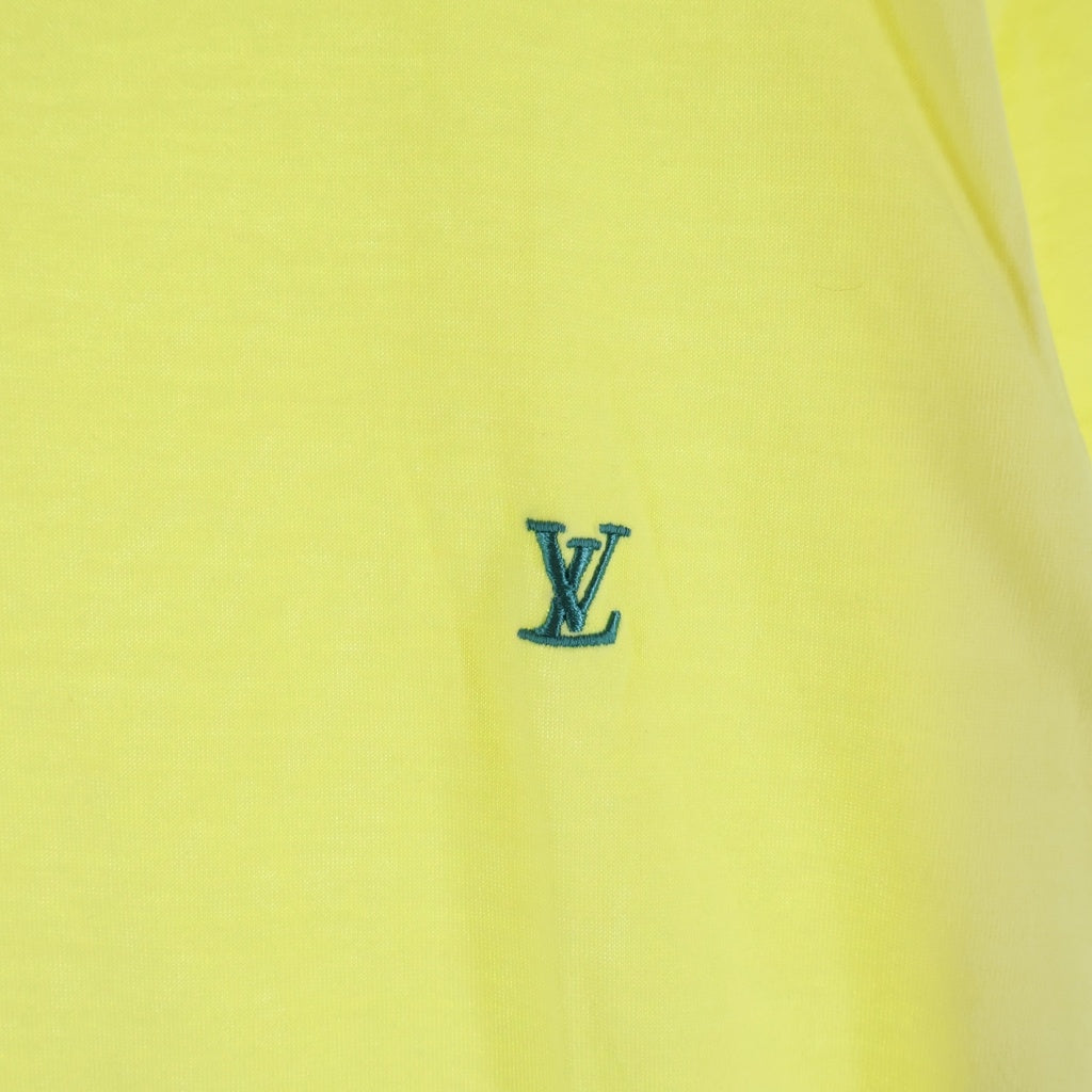 LOUIS VUITTON(ルイヴィトン) フロントロゴ刺繍 半袖Tシャツ カットソー イエロー