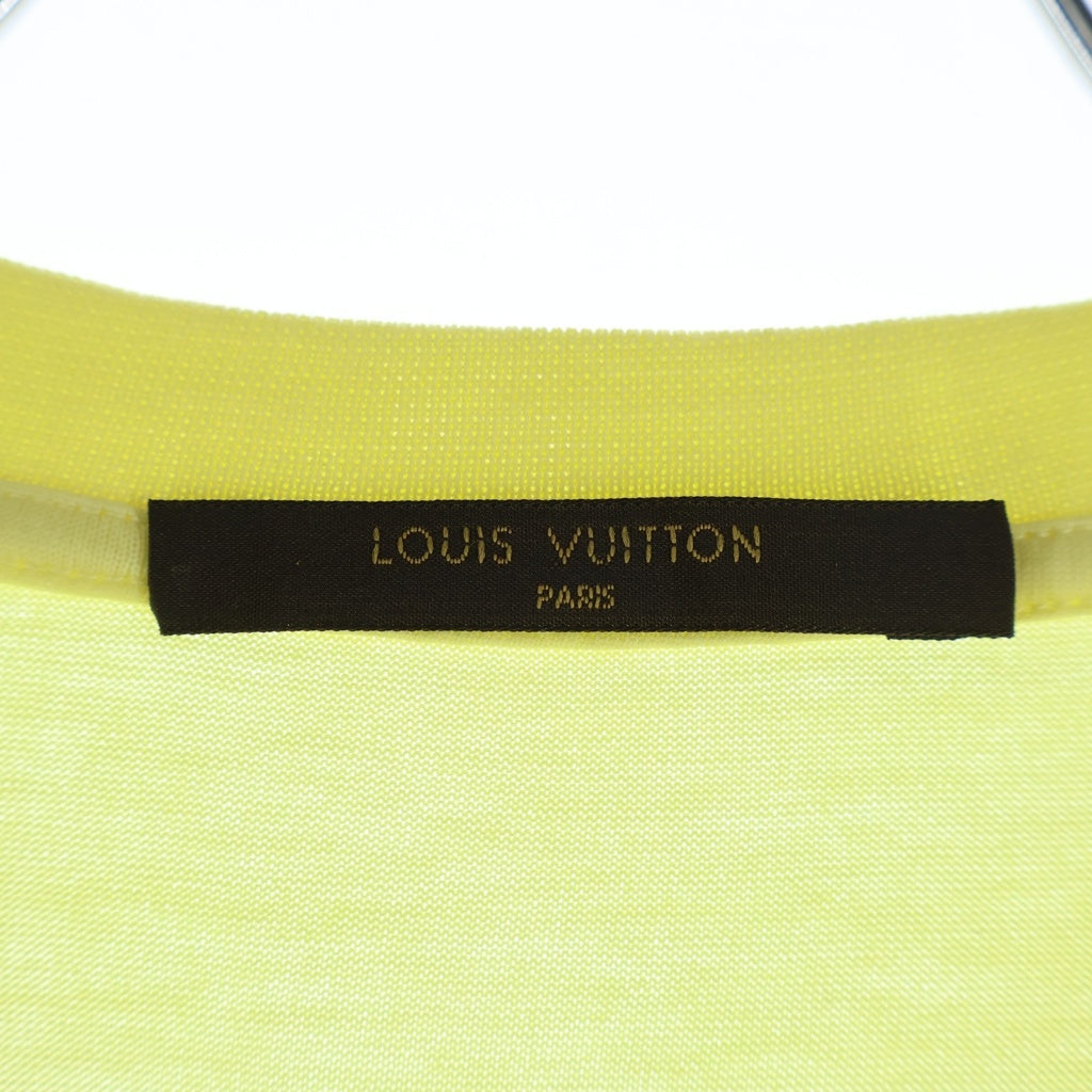 LOUIS VUITTON(ルイヴィトン) フロントロゴ刺繍 半袖Tシャツ カットソー イエロー