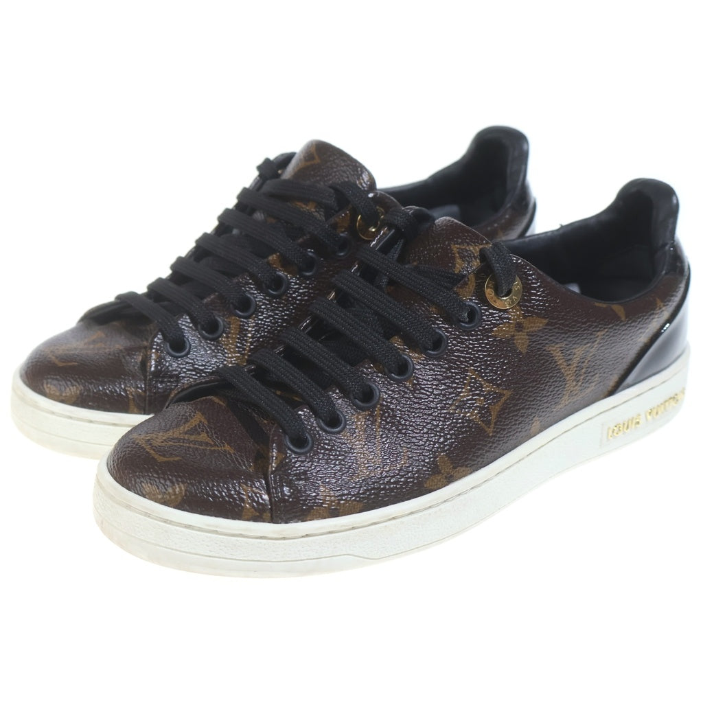 LOUIS VUITTON(ルイヴィトン) Front Row Line Sneaker Patent Monogram Canvas フロントローライン パテントモノグラムキャンバス ローカットスニーカー ブラウン 1A1F4H レディース