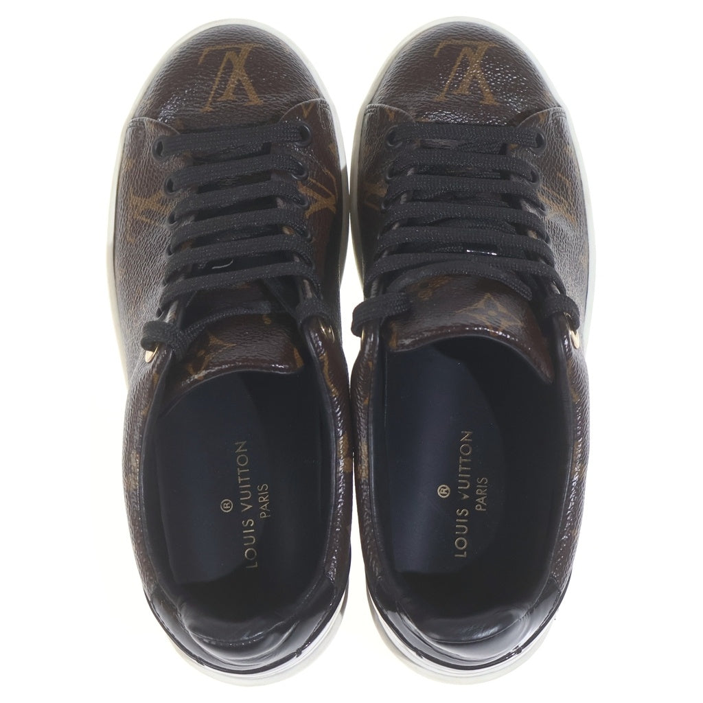 LOUIS VUITTON(ルイヴィトン) Front Row Line Sneaker Patent Monogram Canvas フロントローライン パテントモノグラムキャンバス ローカットスニーカー ブラウン 1A1F4H レディース