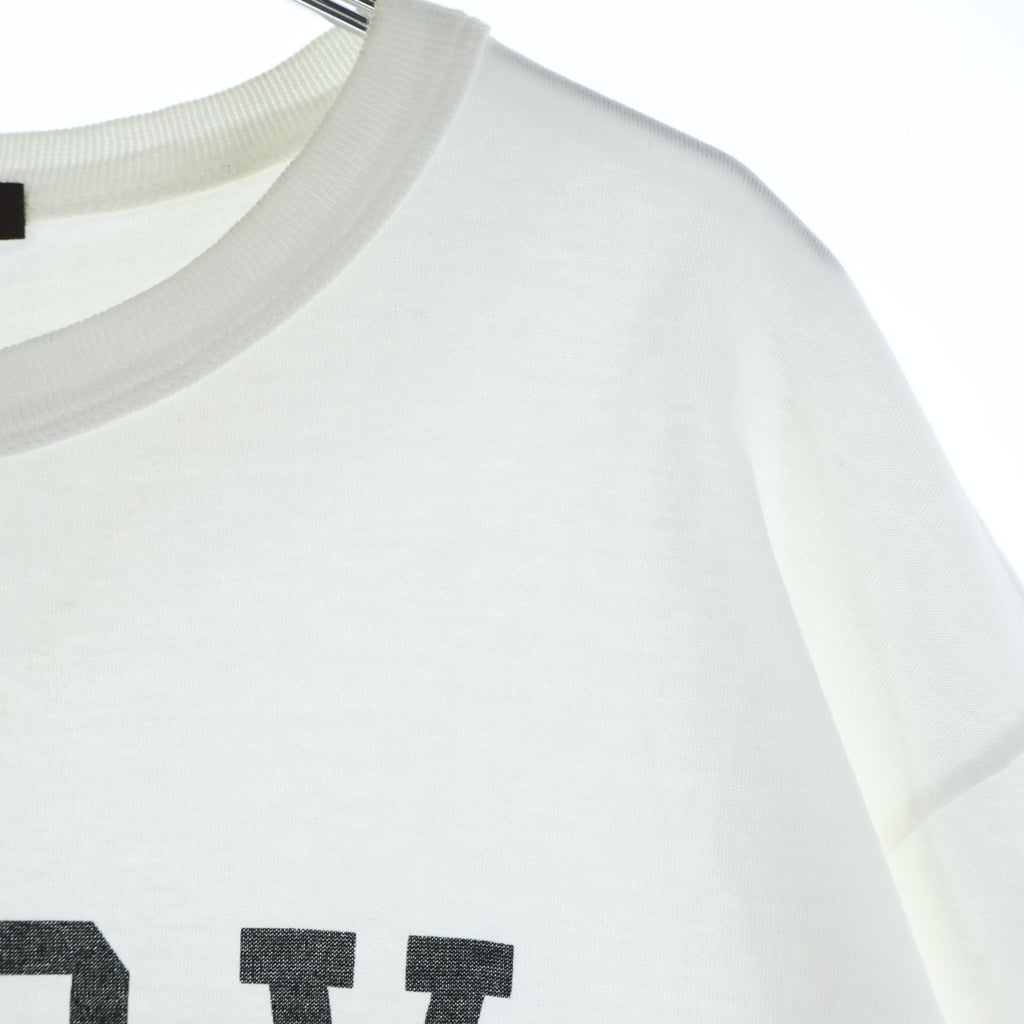 LOUIS VUITTON(ルイヴィトン) ×FRAGMENT DESIGN フロントロゴプリント 半袖Tシャツ カットソー ホワイト RM172M
