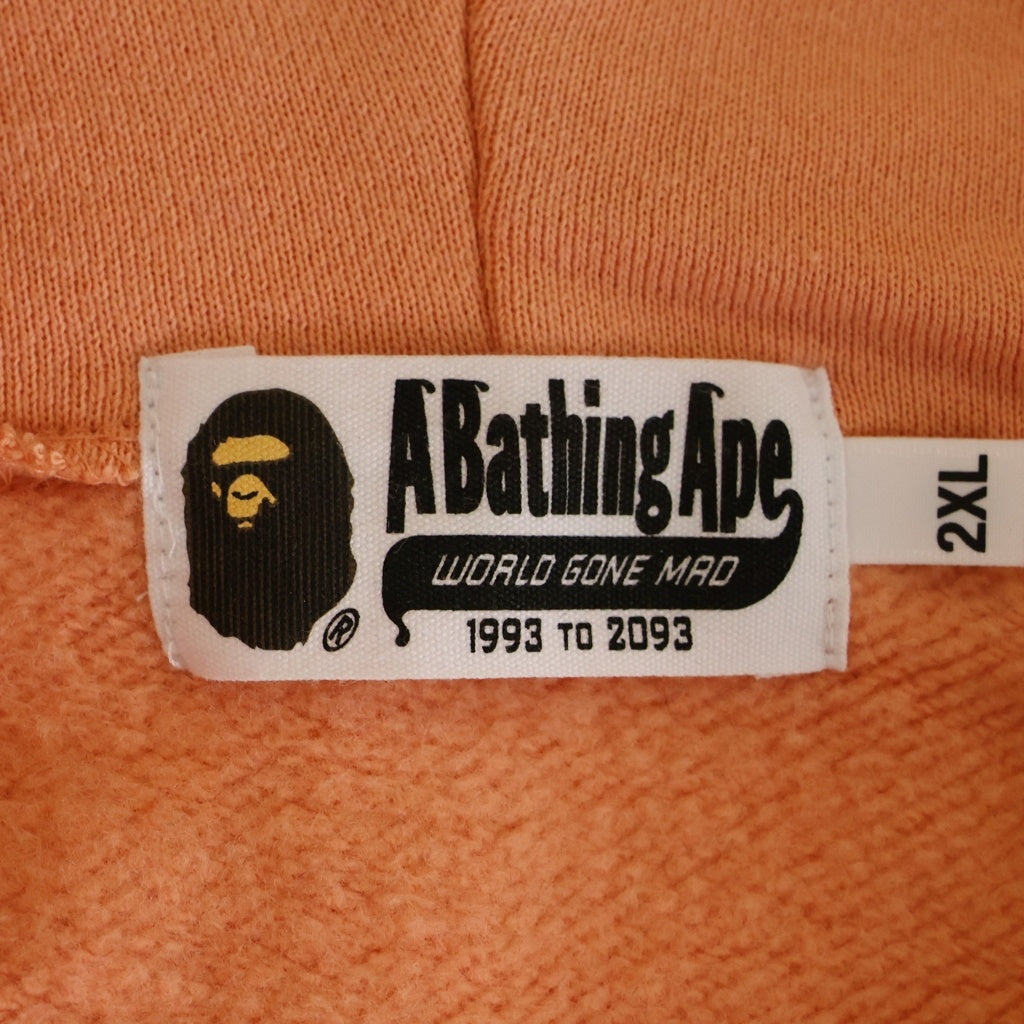 A BATHING APE(アベイシングエイプ) PONR 2nd Shark Full Zip Hoodie シャーク フルジップ プルオーバースウェットパーカー フーディ ピンク 001ZPH301015X