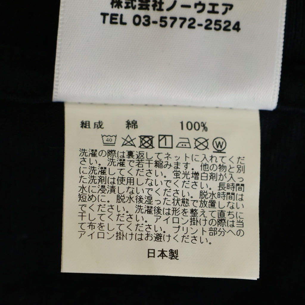 A BATHING APE(アベイシングエイプ) ×カクタスジャック ×ドントリヴァー フロントロゴプリント クルーネック 半袖Tシャツ カットソー ブラック 001TEH731928C