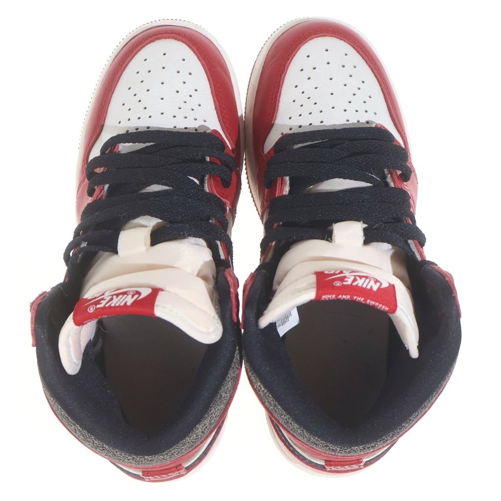 NIKE(ナイキ) GS Air Jordan 1 GS エアジョーダン1 OG ロスト & ファウンド/シカゴ ハイカットスニーカー レッド US3.5Y/22.5cm FD1437-612 レディース