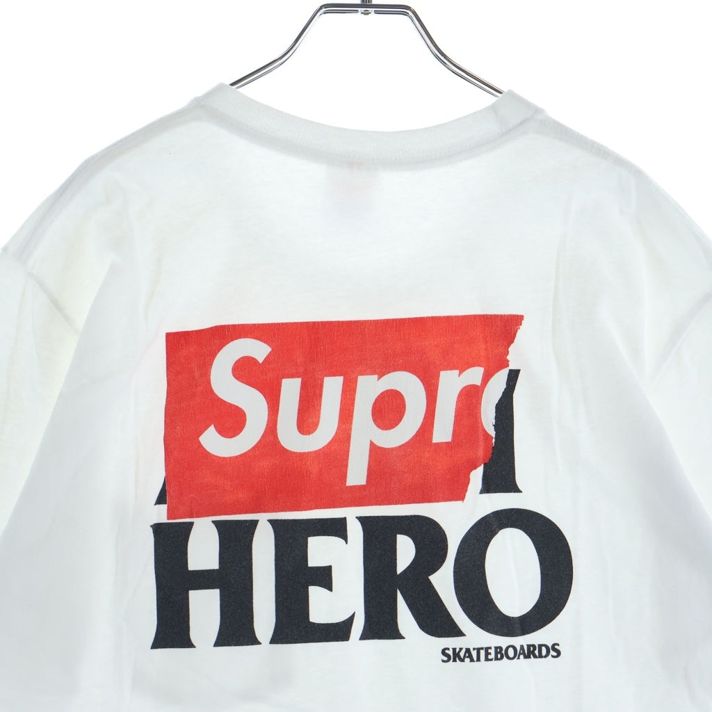 SUPREME(シュプリーム) 14SS × ANTIHERO Logo Pocket Tee アンタイヒーロー バックロゴ クルーネック 半袖ポケットTシャツ カットソー ホワイト