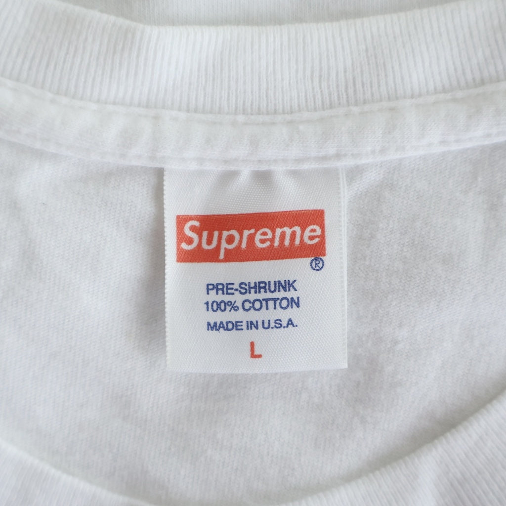 SUPREME(シュプリーム) 14SS × ANTIHERO Logo Pocket Tee アンタイヒーロー バックロゴ クルーネック 半袖ポケットTシャツ カットソー ホワイト