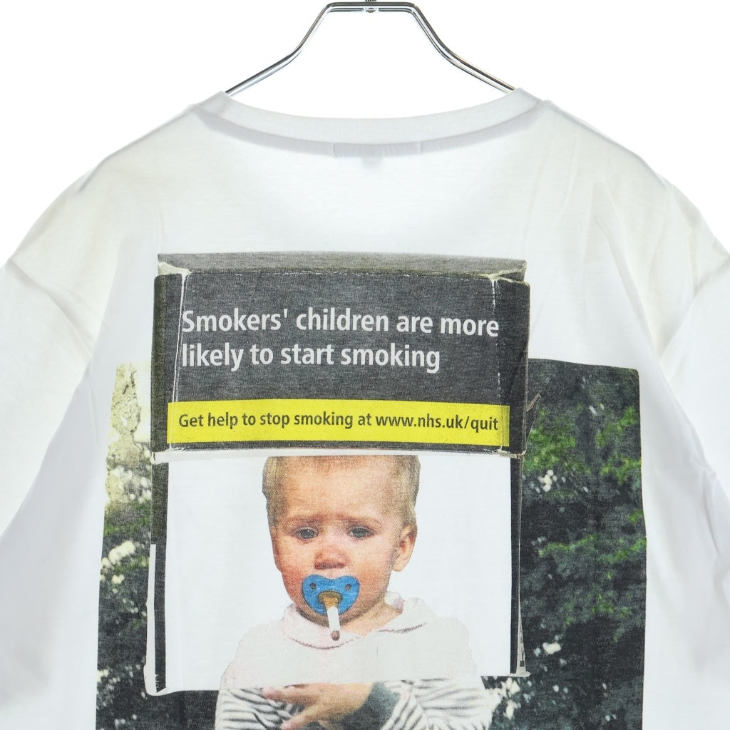 NO BRAND(ノーブランド) Blondey McCoy (ブランディーマッコイ) US AND CHEM. S/S TEE グラフィックフォト アートプリント クルーネック 半袖Tシャツ カットソー ホワイト