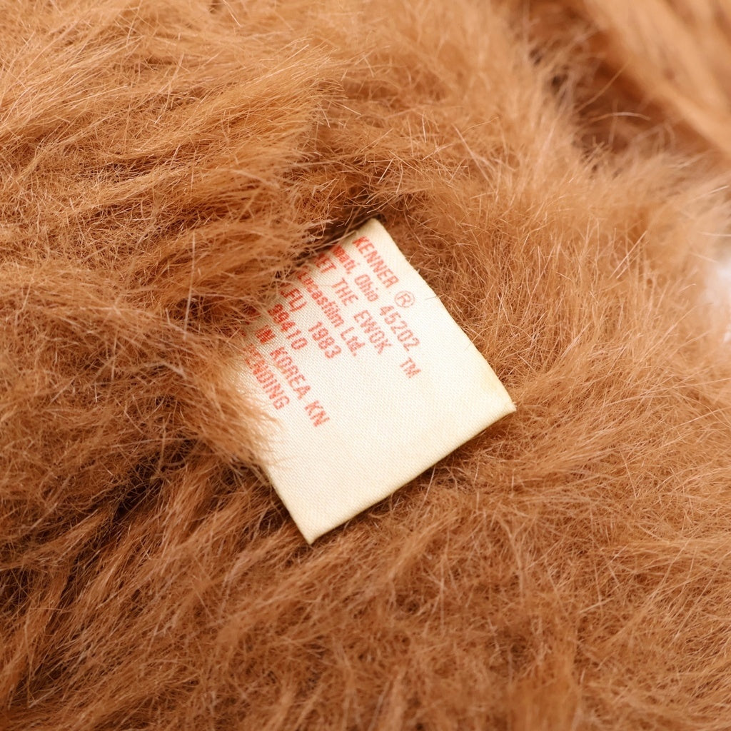 VINTAGE(ヴィンテージ) 80s 1983 KENNER STARWARS EWOK WICKET ケナー社 スターウォーズ イウォーク ウィケット ぬいぐるみ ソフビ ブラウン
