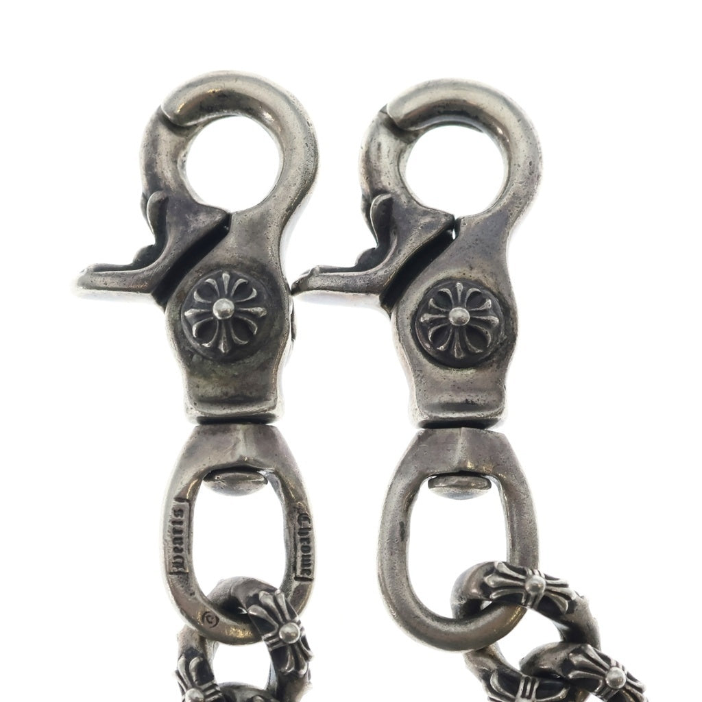 CHROME HEARTS(クロムハーツ) XTRA FNCY SHORT-2/2クリップショートエクストラファンシー ウォレットチェーン シルバー