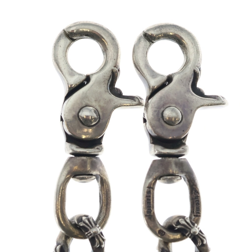 CHROME HEARTS(クロムハーツ) XTRA FNCY SHORT-2/2クリップショートエクストラファンシー ウォレットチェーン シルバー