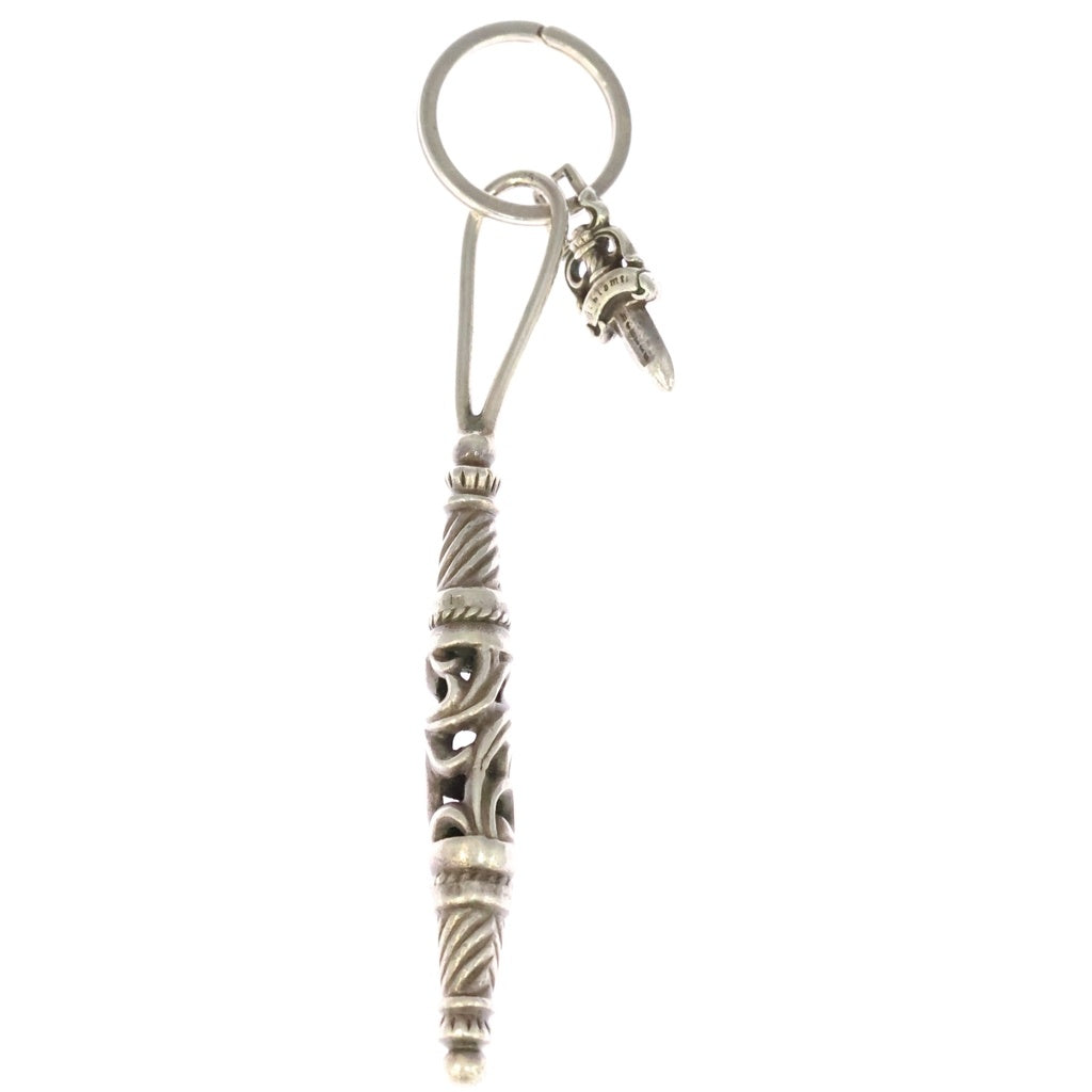 CHROME HEARTS(クロムハーツ) SMALL ROLLER&DGGR スモールローラー&ダガー キーリング キーホルダー シルバー